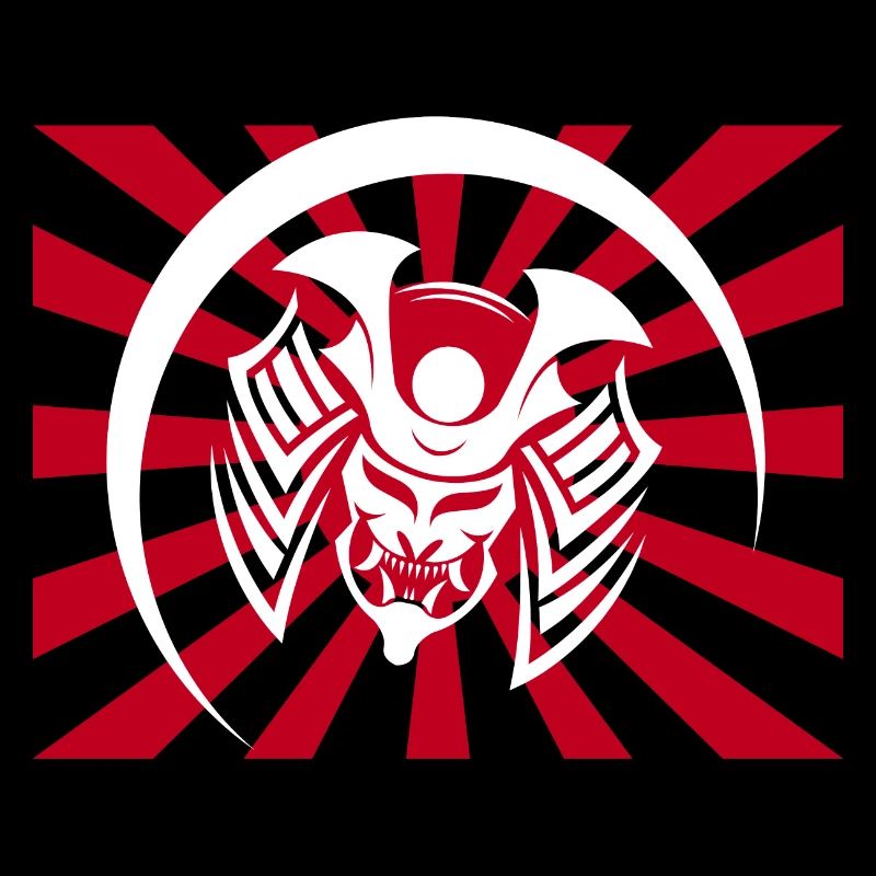 Samurai Samurai Mask Warrior Mask Oni Mask