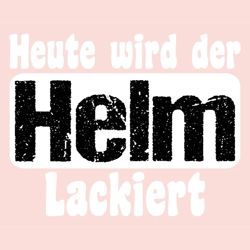 Heute wird der Helm lackiert Schwarz
