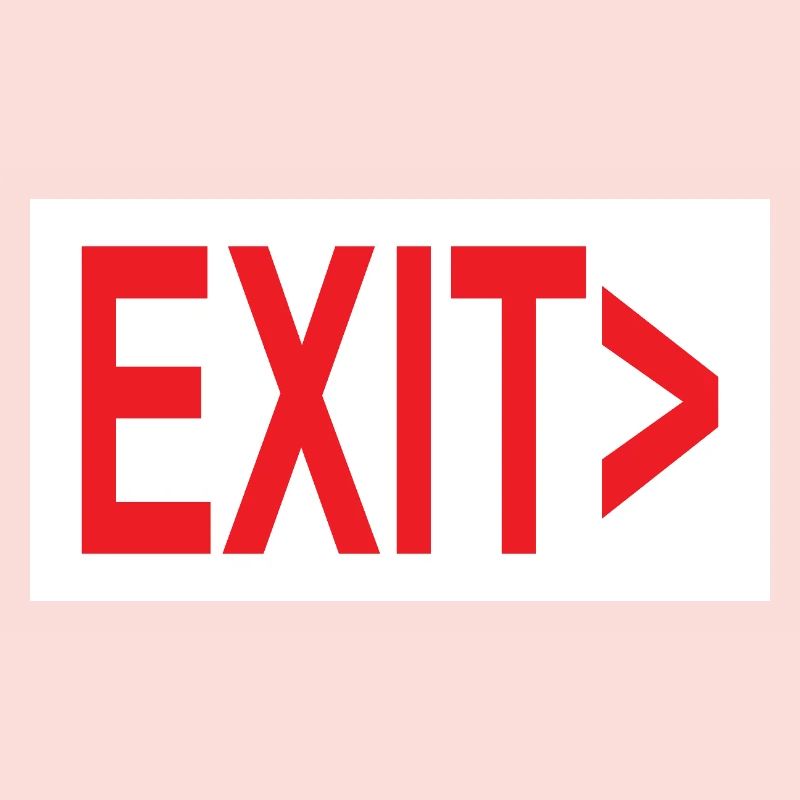Exit / Exit / Emergency Exit
