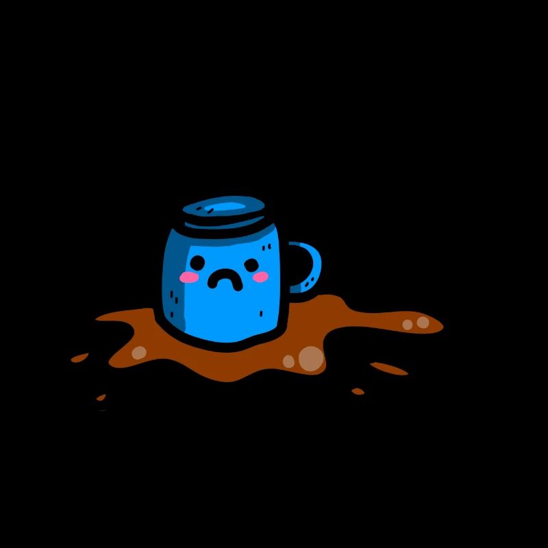 Verschütteter Kaffee