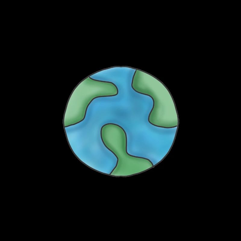 terre planète image logo conception graphique bleu vert mer