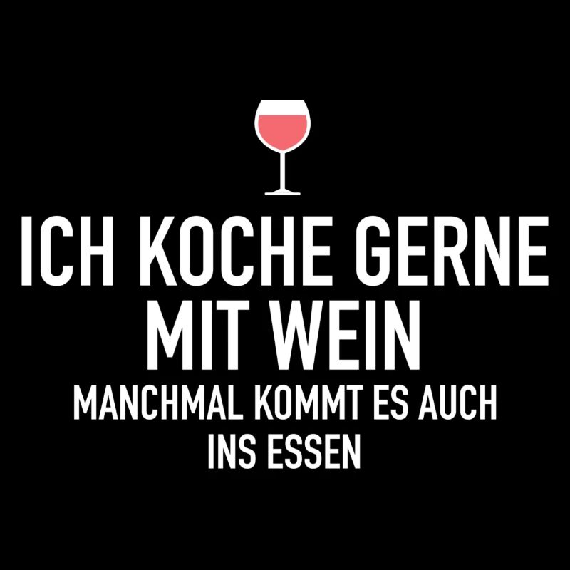 Ich koche gerne mit Wein