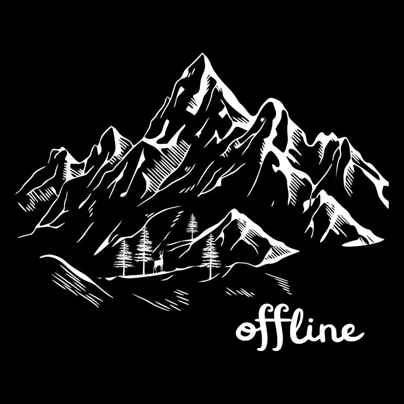 offline Berglandschaft Wanderung