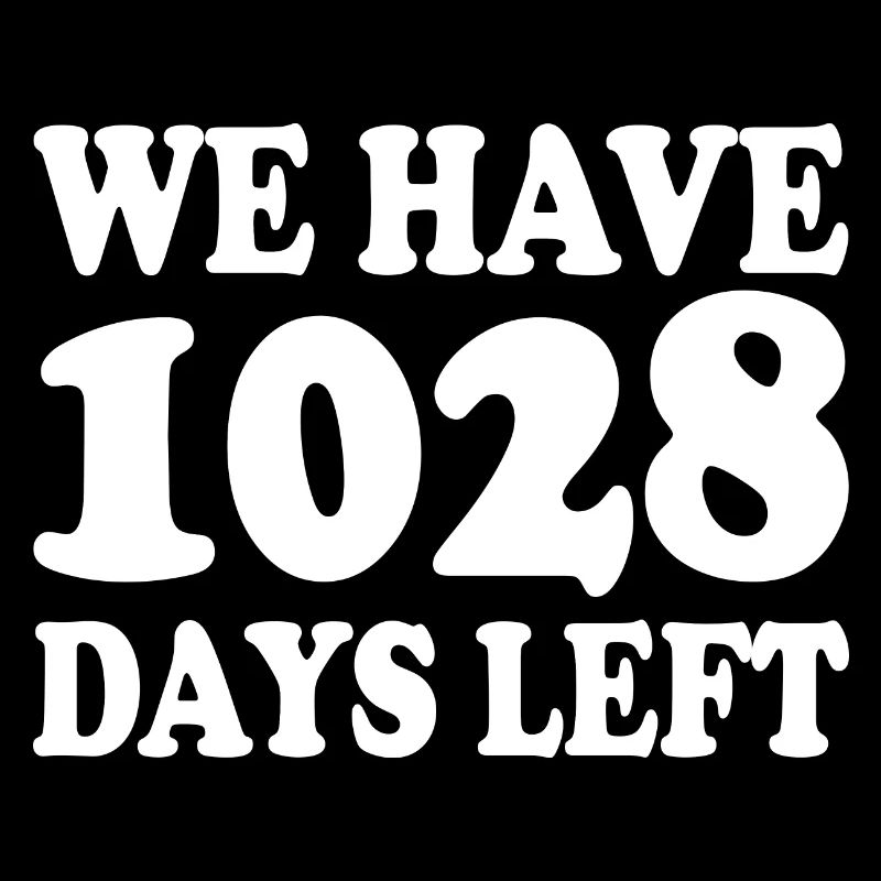 Il nous reste 1028 jours