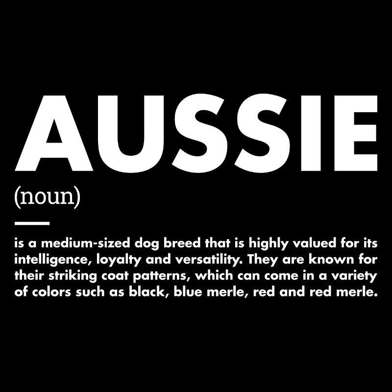 Dog Aussie Definition