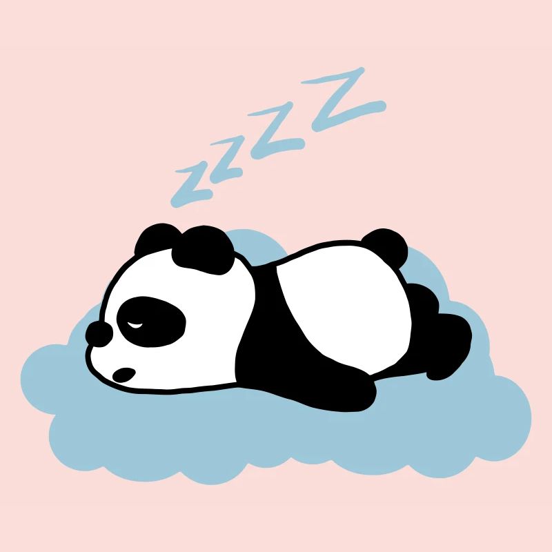 Sleepy panda