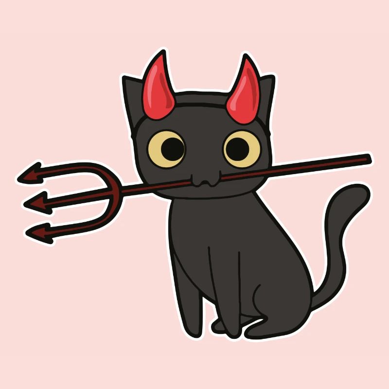 Cat Devil Halloween