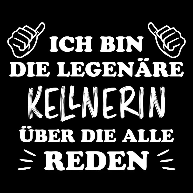 Kellnerin Lustig Spruch Serviererin Beruf Geschenk