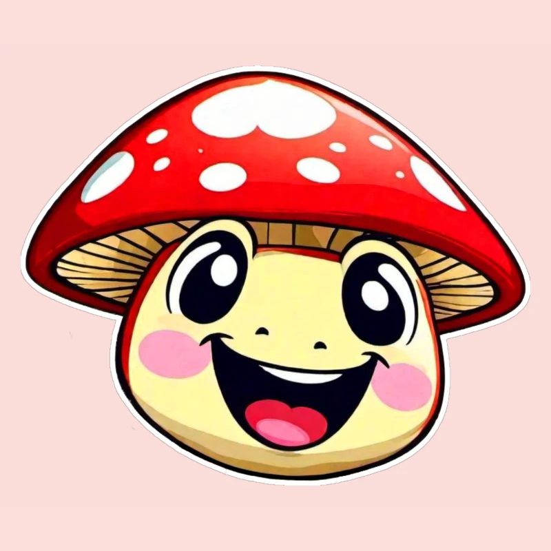 Funny little toadstool