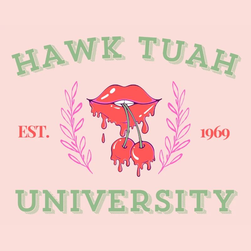 Hawk Tuah University Spit On That Thang Meme