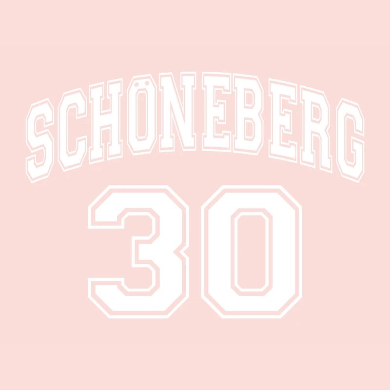 SCHÖNEBERG 30 Nostalgia Design Code postal du quartier de Berlin