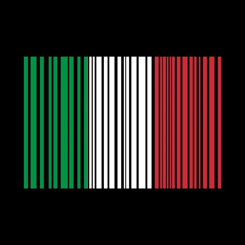 Italien Scan Nationalfahne Italy Barcode
