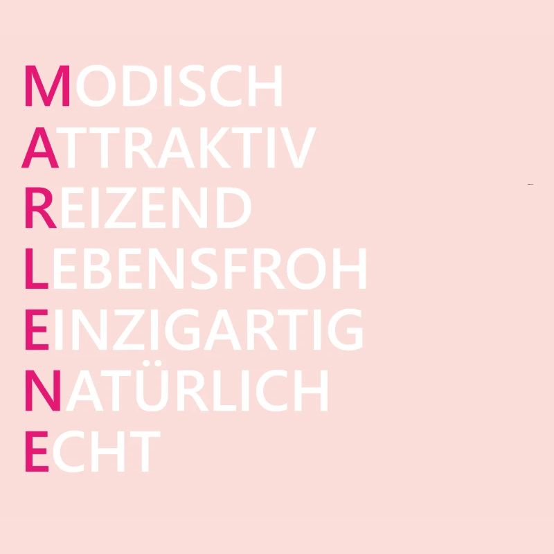 Marlene Name Geschenk