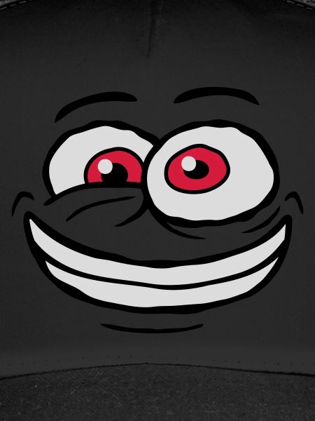 Crazy Comic Face Design