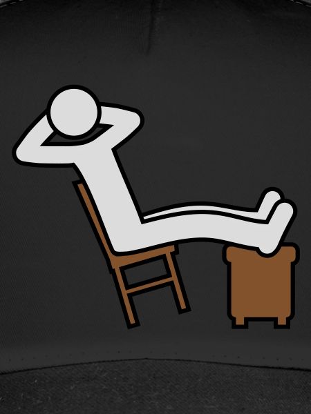 Man rests