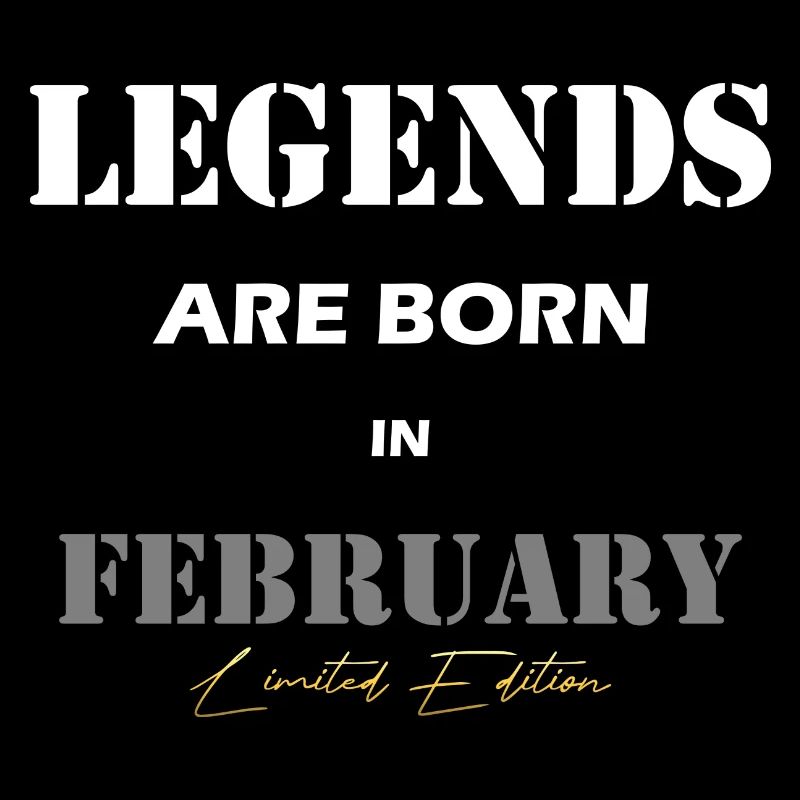 February Legends Gift white