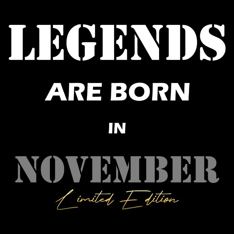 November Legends Geschenk white