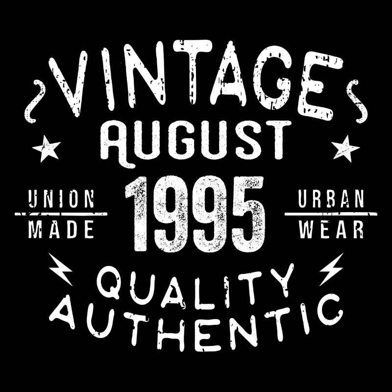 August 1995 Birthday Gift August 1995 Retro