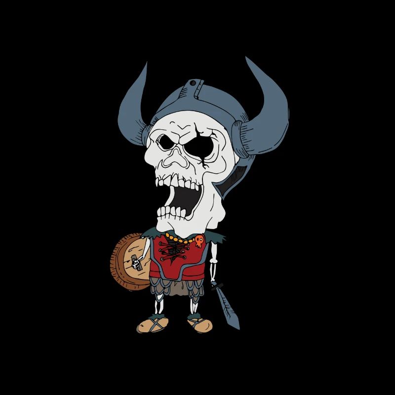 Wikinger Skelett Vikings