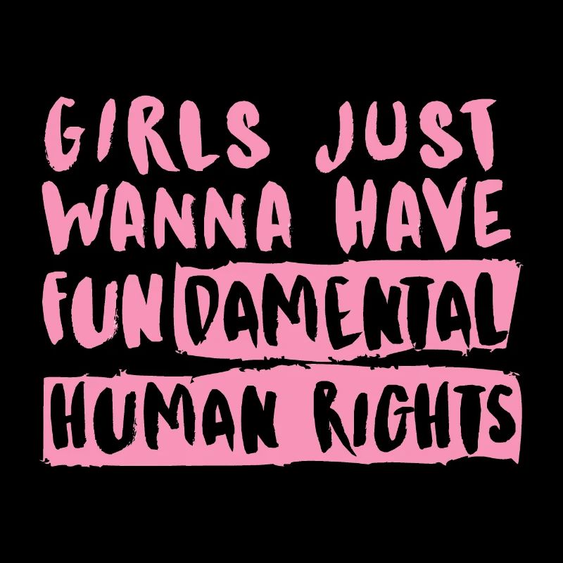 Féminisme égalité Les filles roses veulent juste s'amuser