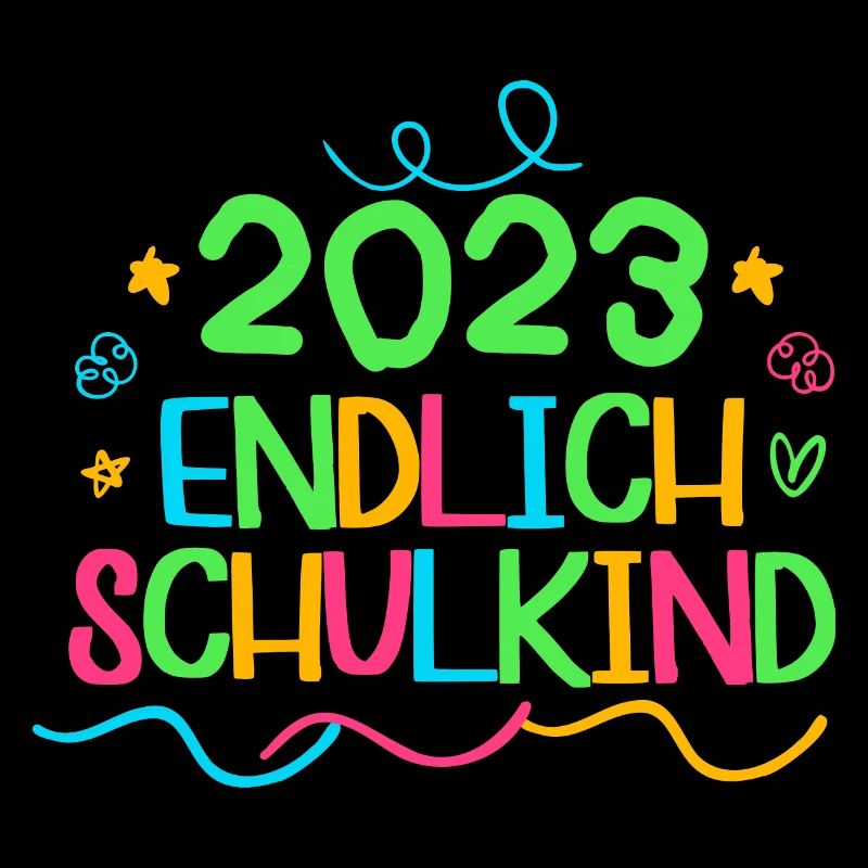 2023 endlich schulkind, Einschulung Erstklässler