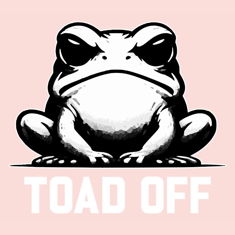 Vintage Frog Toad Meme Grumpy Frog Don't Toad Me