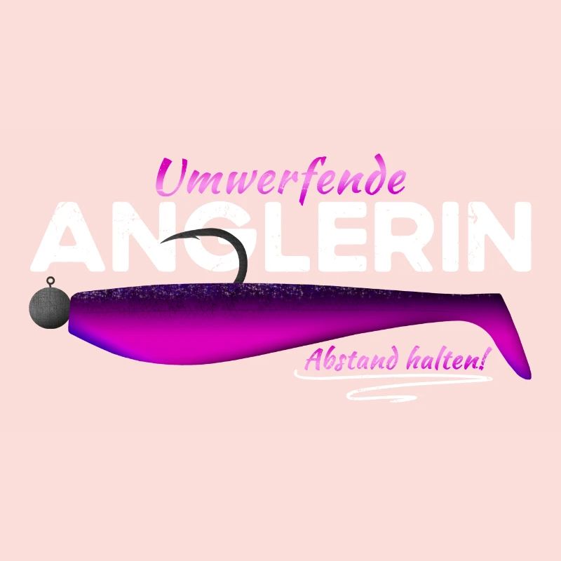 Umwerfende Anglerin