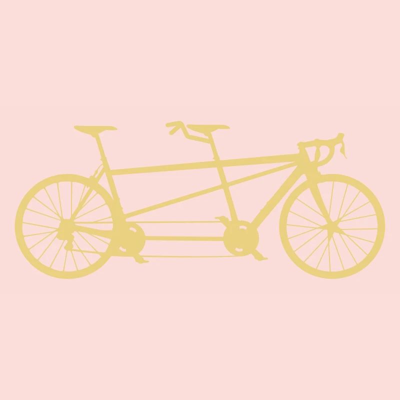 Couleur de conception de vélo en tandem sélectionnable