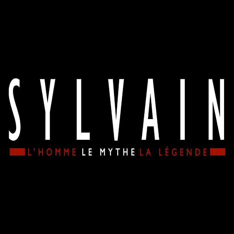 Sylvain tshirt custom sylvain first name