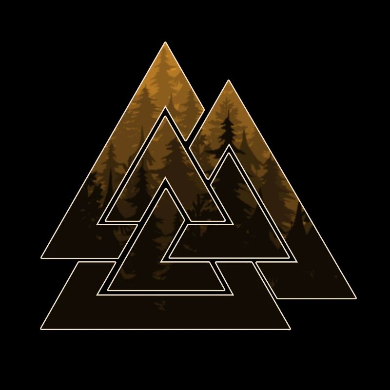 valknut tattoo wikinger