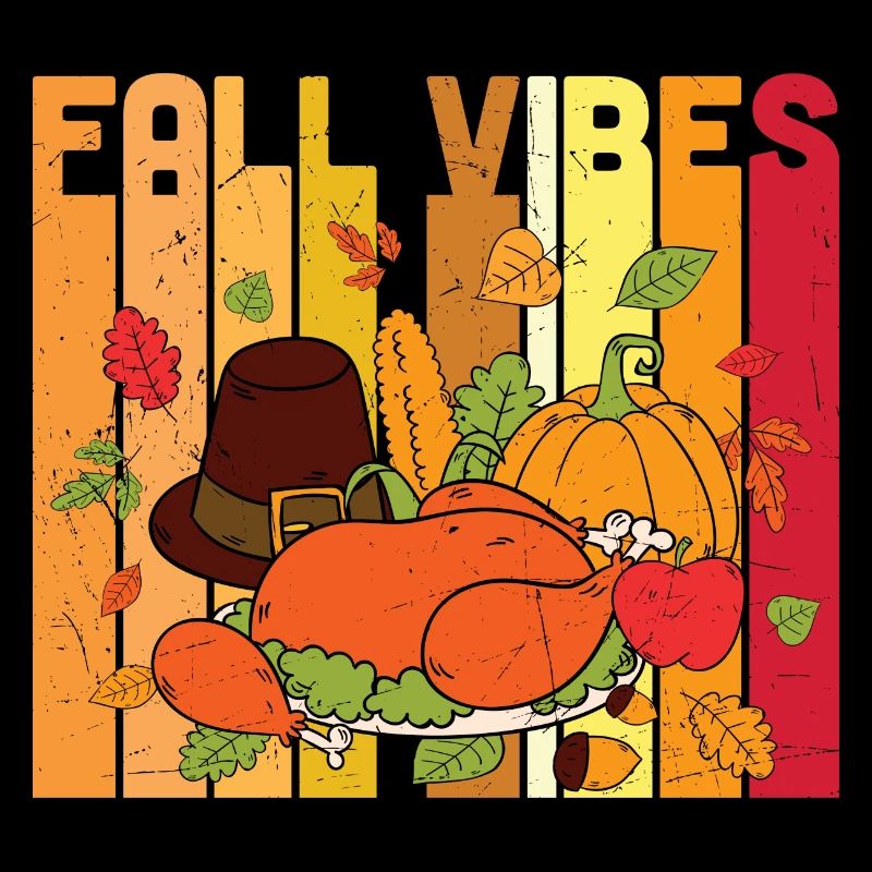 Pumpkin Thanksgiving Fall Vibes