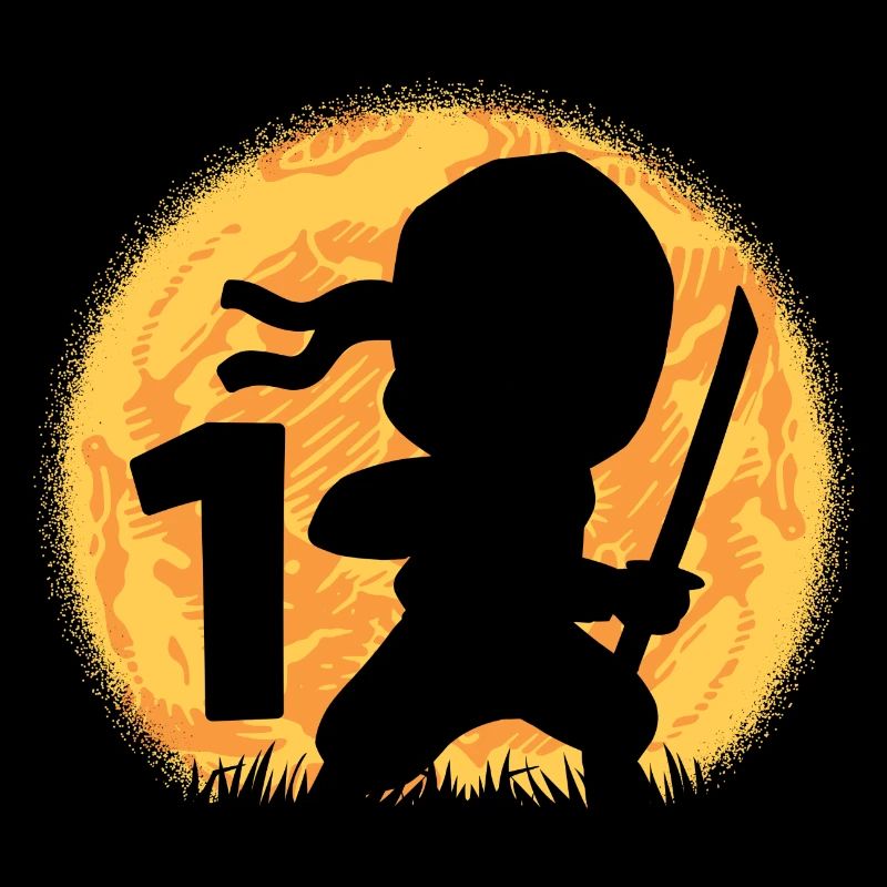 1. Geburtstag Junge Ich bin 1 einjähriger Ninja