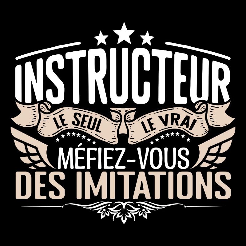 Instructeur le seul Instructeur le vrai Instructeu