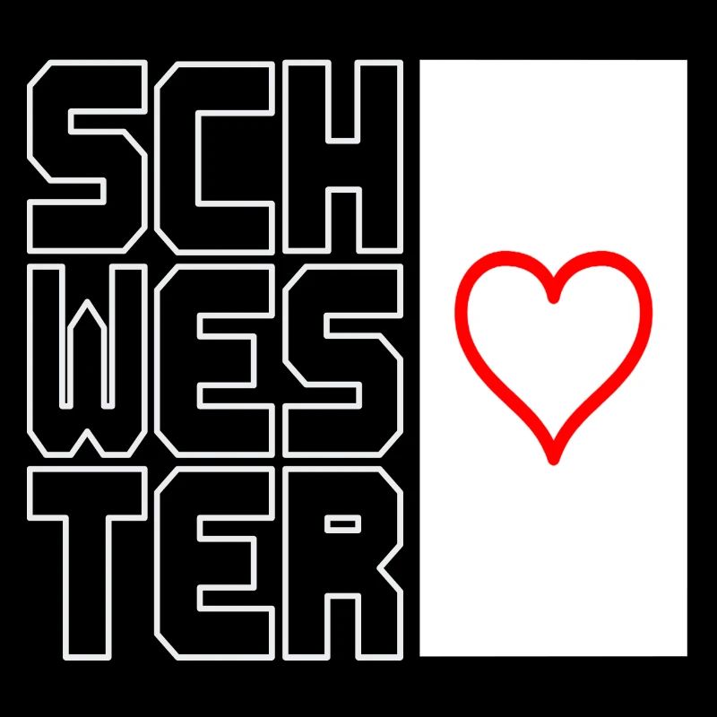 Schwesterherz Vertikal