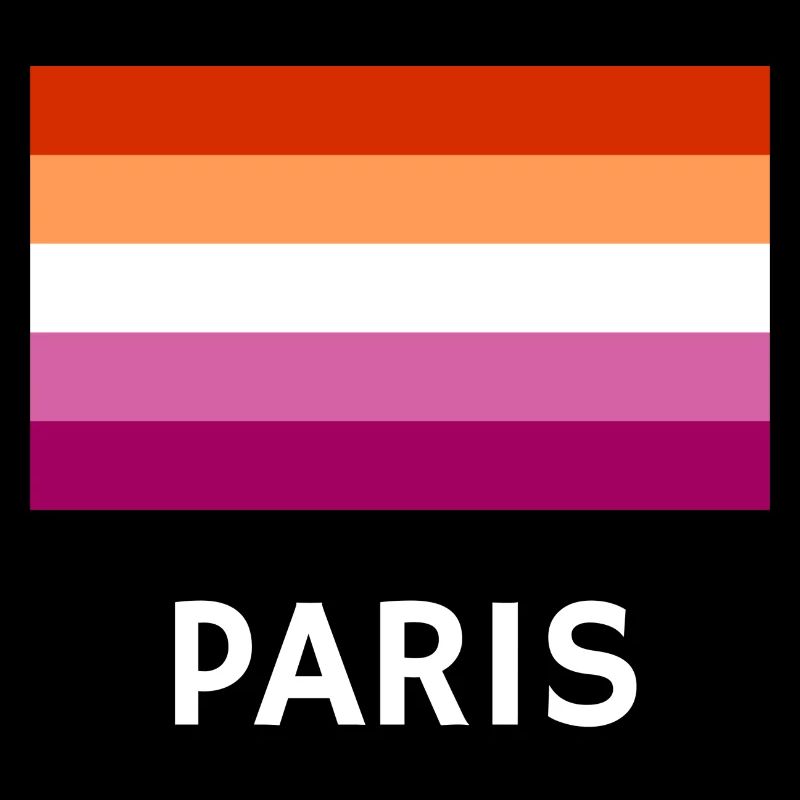 Drapeau de la fierté lesbienne Paris