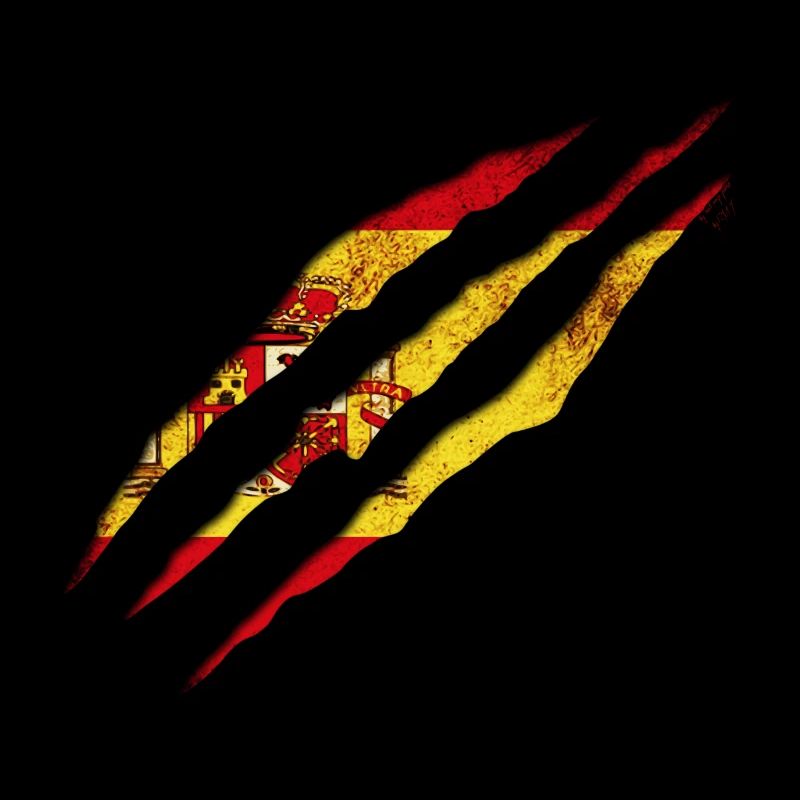 Flag Spain Claws