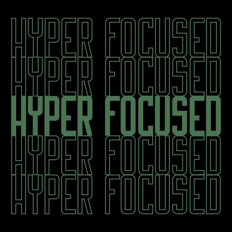 Hyperfocalisé en vert