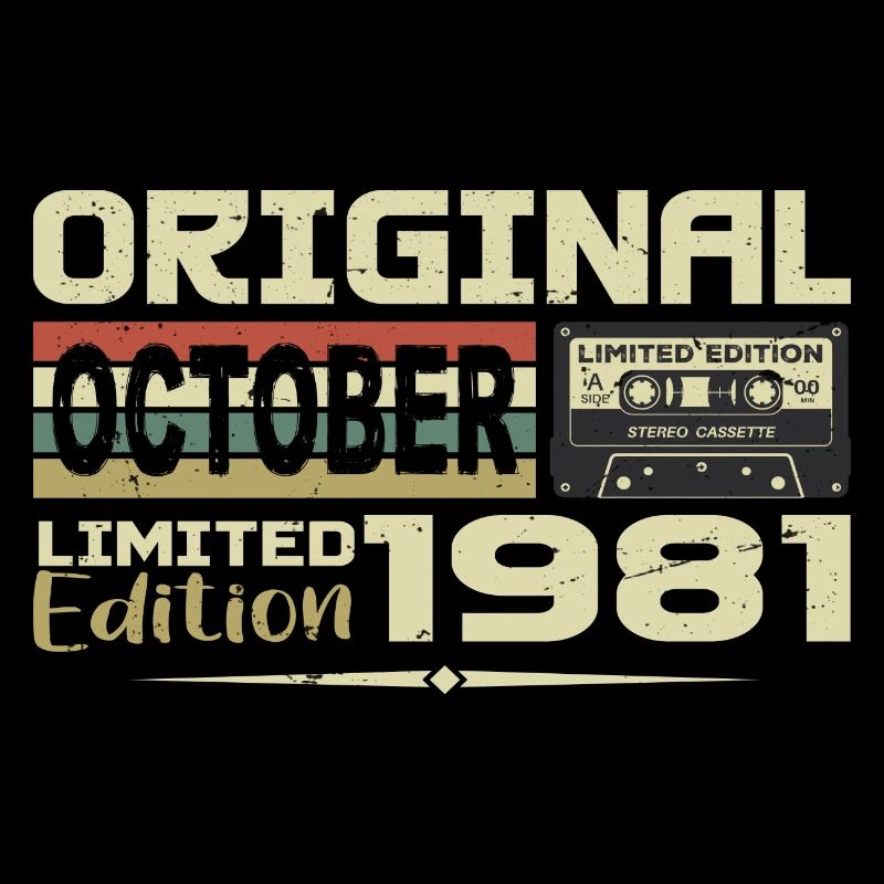 Anniversaire Octobre 1981 Original | Octobre 1981