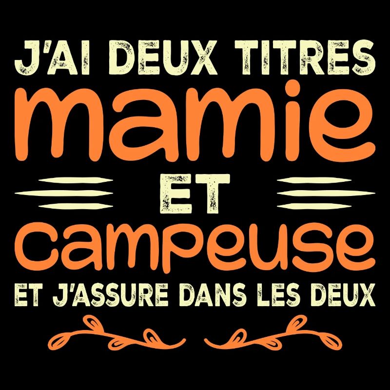 Zwei Titel Granny Camper | Oma | Camping