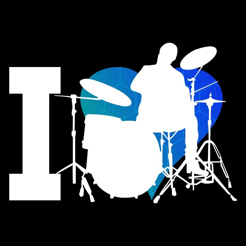 Drummer Drum Kit Percussionist Ladies Drumspi