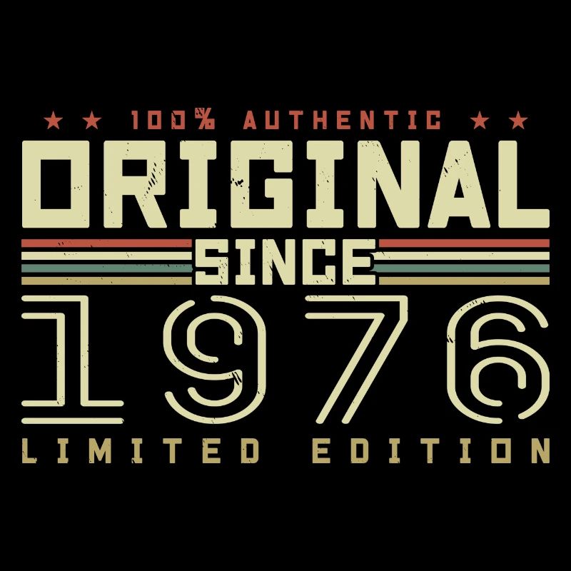 Original 1976 Retro 1976 Geburtstagsgeschenk 1976
