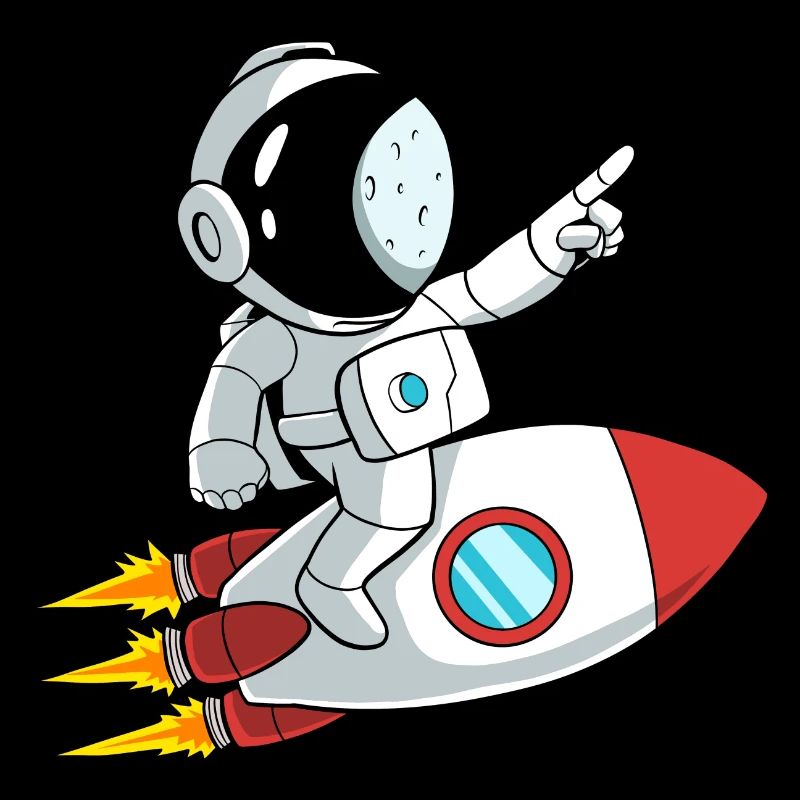 Astronaut Rocket Space