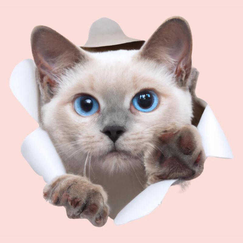 Bébé chat du monde caché