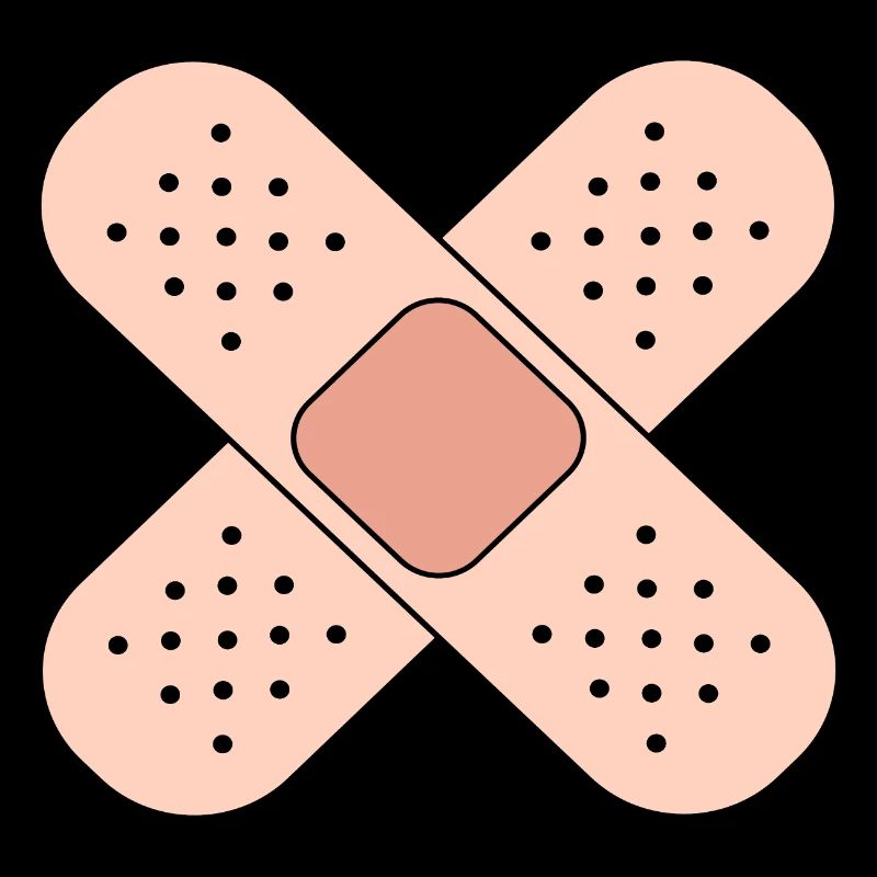 Symbole de blessure par bandage