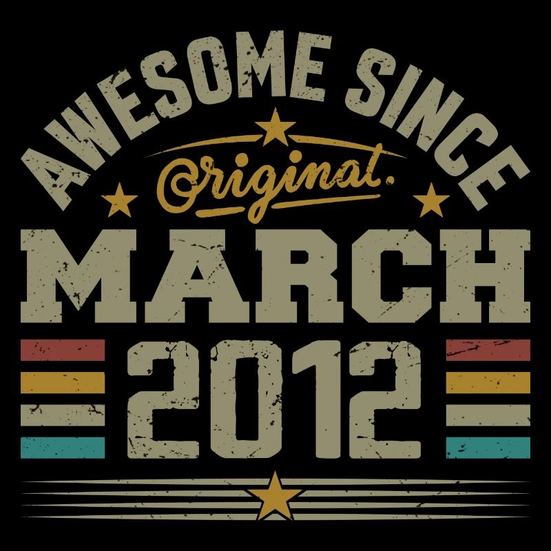 March 2012 Birthday Vintage Gift Idea 2012