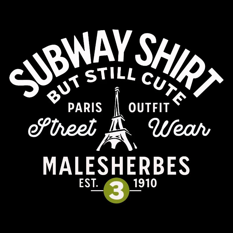 Pariser U-Bahn-Hemd malesherbes