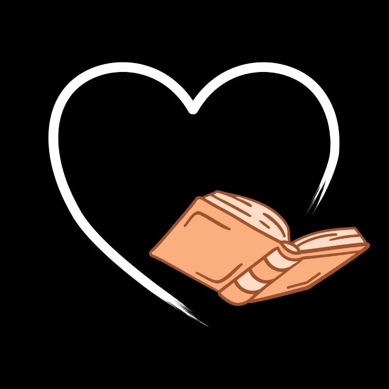 Book Heart - Gift for a Bookworm