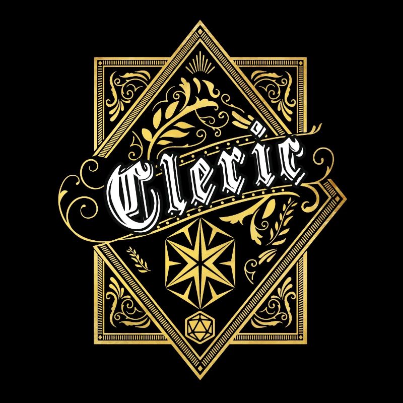 JDR Cleric RPG character classes