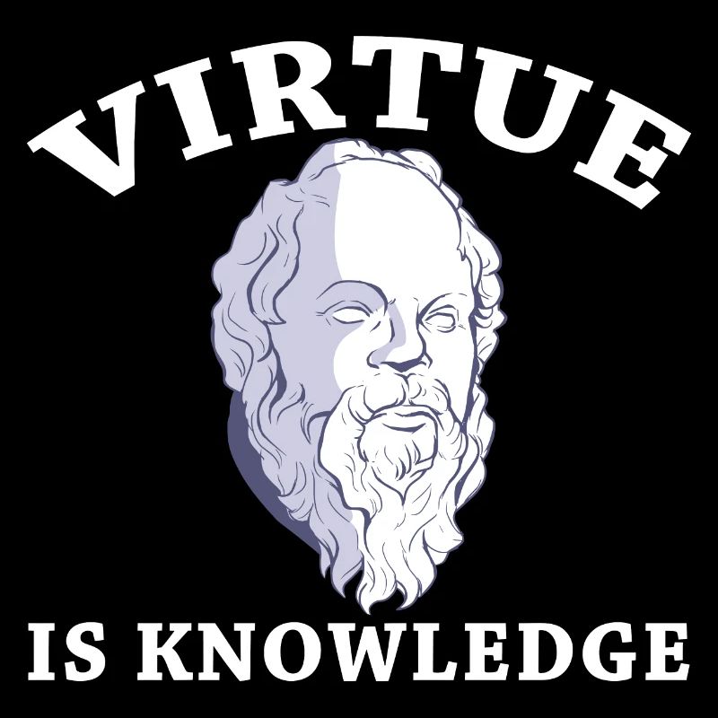 La vertu est la connaissance Socrate Philosophe Buste