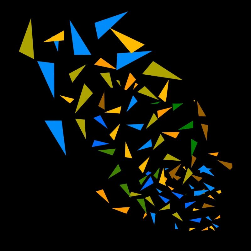 Colorful, abstract, retro, pattern, graphic